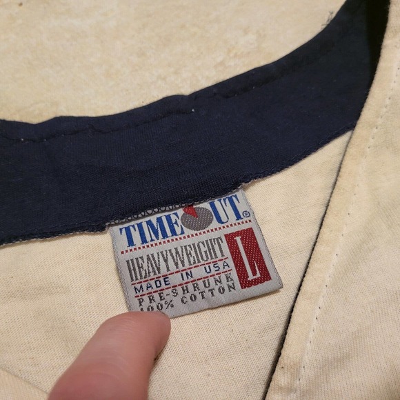 VTG Cross Colours Ya Dig Hip Hop Rap USA Baseball Jersey T Shirt Mens L Large - Picture 6 of 12